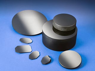 A variety of optical mirrors in different shapes and sizes