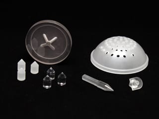 A variety of machined parts